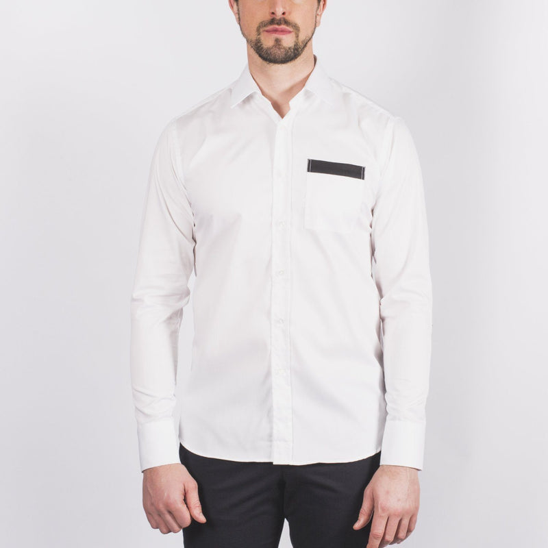 White Long Sleeved Shirt - Karl Lagerfeld