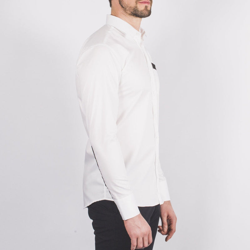 White Long Sleeved Shirt - Karl Lagerfeld