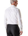 White Plisse Tuxedo Shirt - Eton Shirts
