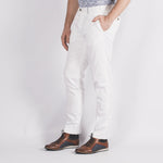 White Sateen Chino - Hiltl