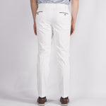 White Sateen Chino - Hiltl