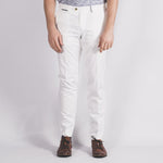 White Sateen Chino - Hiltl