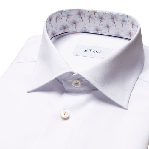 White Shirt Flower Insert - Eton Shirts