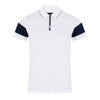 White Short Sleeve Knit Polo - Remus Uomo