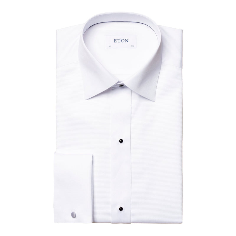 White Tuxedo Dress Shirt - Eton Shirts