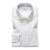 White Twill Shirt – Flower Print Details - Eton Shirts