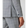 Windowpane Check Wool Houndstooth Suit - Remus Uomo