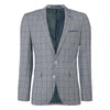 Windowpane Check Wool Houndstooth Suit - Remus Uomo