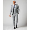 Windowpane Check Wool Houndstooth Suit - Remus Uomo