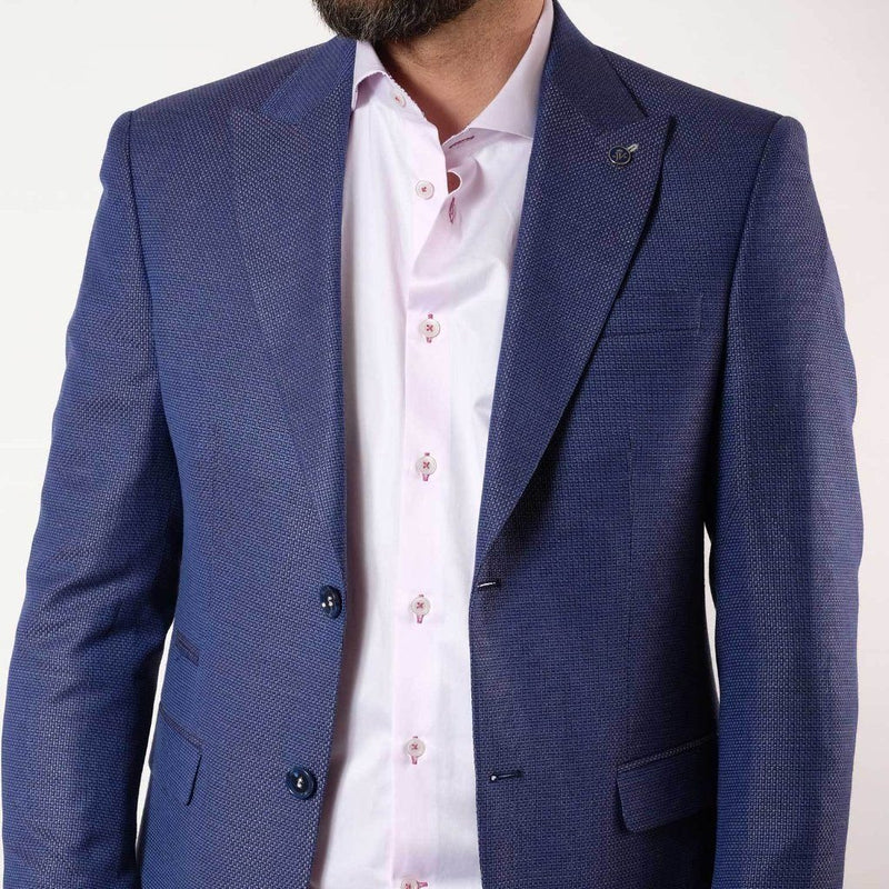 X-Slim Fit Linen Blazer - John Victor