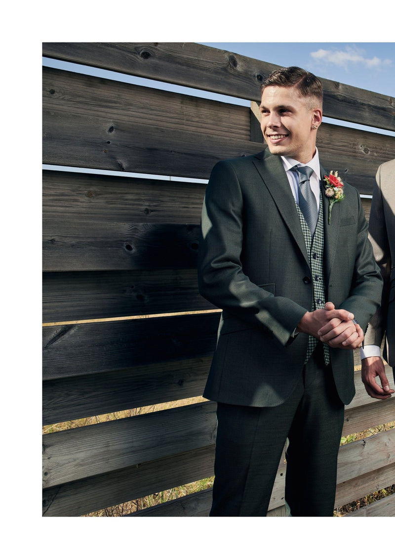 Zignone Green Suit - Leonard Silver